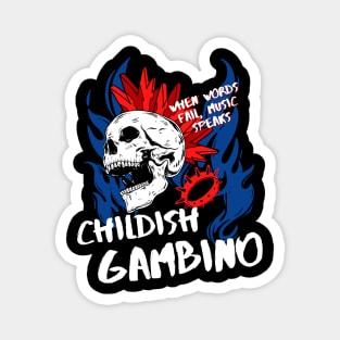childish gambino ll music speaks Magnet
