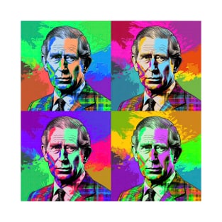 King Charles III - Boho Pop Art T-Shirt