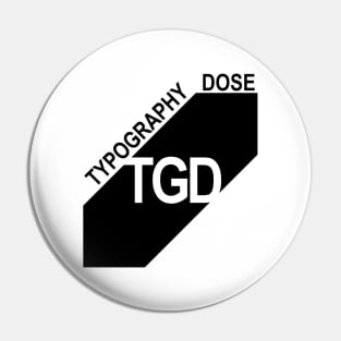 typography dose brand black Pin