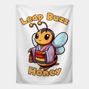 Leap year bee Tapestry