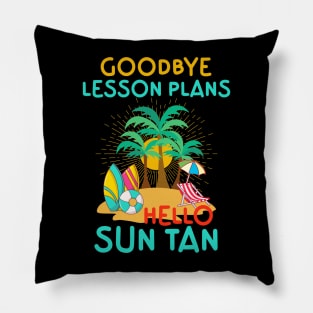 Goodbye Lesson Plans Hello Sun Tan Pillow