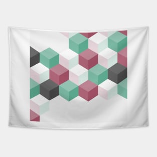 Hexagon grid vector Tapestry