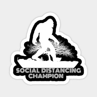 Bigfoot Social Distancing Champion Magnet