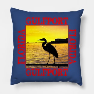 Gulfport Florida Pillow