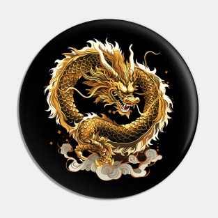 gold dragon Pin