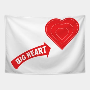 Big Heart Bloody Valentine Tapestry