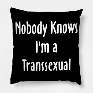 Nobody Knows I'm a Transsexual Pillow