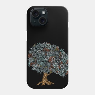 STEAMPUNK TREE whose leaves are actually gears Phone Case