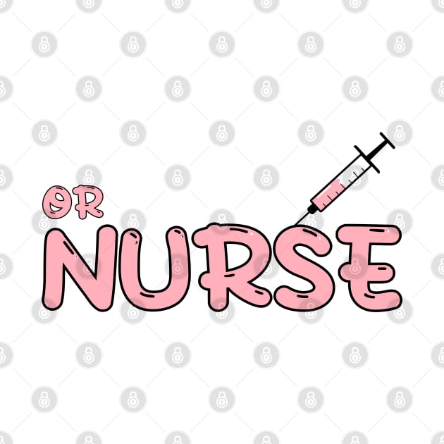 Operating Room (OR) Nurse, Perioperative Nurse Red by MedicineIsHard