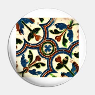 Floral Abstract Patterns Pin