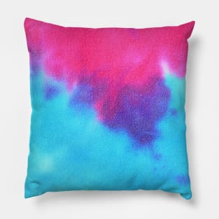 Pink Sea Tie Dye Pillow