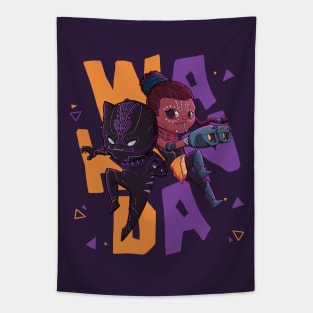 Tchalla and Shuri Tapestry