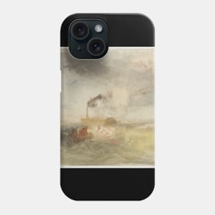 A Steamer off Portsmouth in a Storm, 1825 Phone Case