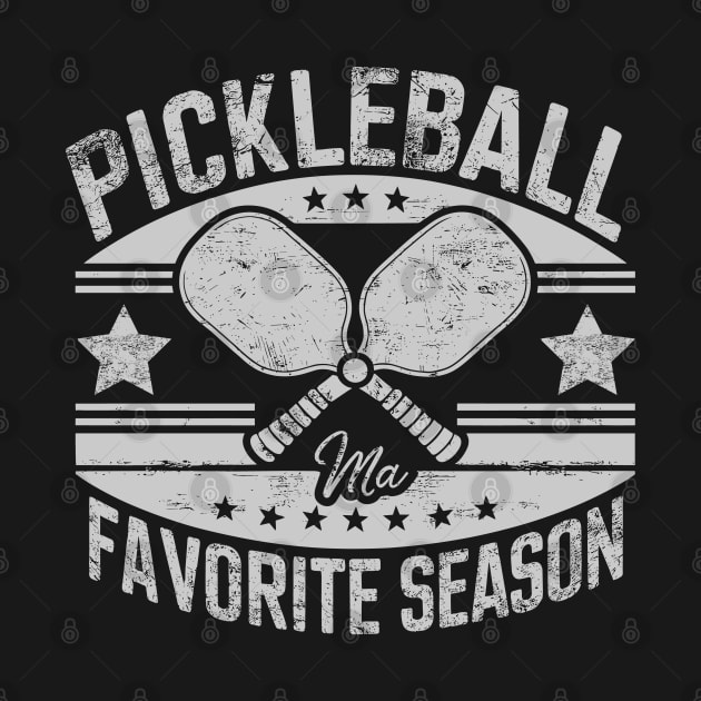 Pickleball Ma Favorite Season Funny Pickleball Player Lover Dinking by JessArty