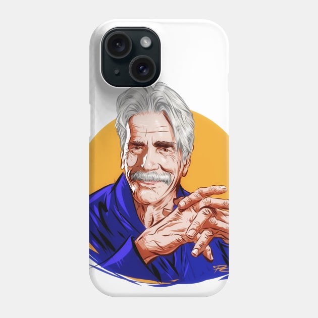 Sam Elliott - An illustration by Paul Cemmick Phone Case by PLAYDIGITAL2020