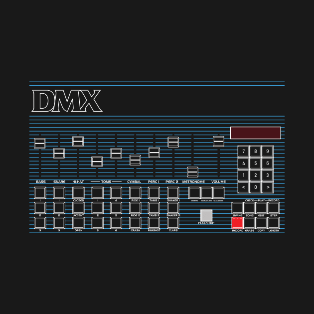 Oberheim DMX Vintage Drum Machine by Atomic Malibu