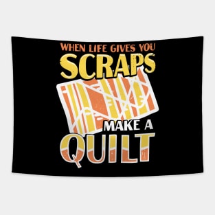 When Life Gives You Scraps Make A Quilt Tapestry