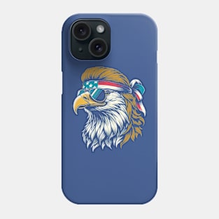 Epic Eagle Freedom Mullet Mens 4th of July Patriotic Fun Phone Case