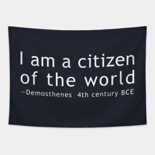 I am a citizen of the world Tapestry