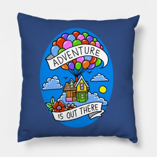 Adventure is out there Pillow