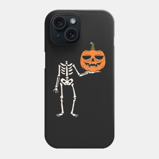 Pumpkin Skeleton Halloween Phone Case