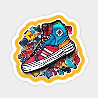 fullcolor of sneakers Magnet