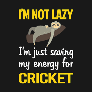 Funny Lazy Cricket T-Shirt