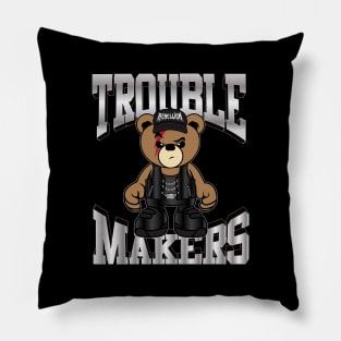 rebel teddy bear Pillow