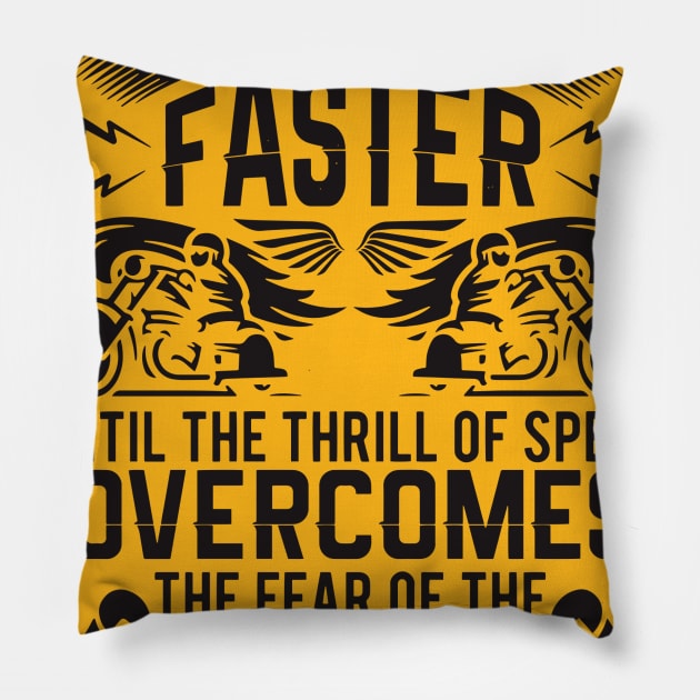 faster faster faster Pillow by garudadua