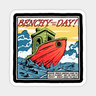 Benchy saves the Day Magnet