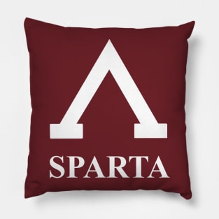 Sparta Greek Lambda T-shirt Pillow