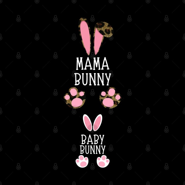 Mama Bunny Baby Bunny Cute Mom To Be Easter by JustBeSatisfied