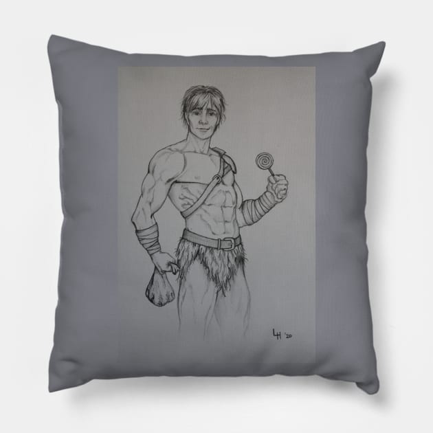 Blag the Barbarian/Monk from Intelligence Check Pillow by IntelligenceCheck