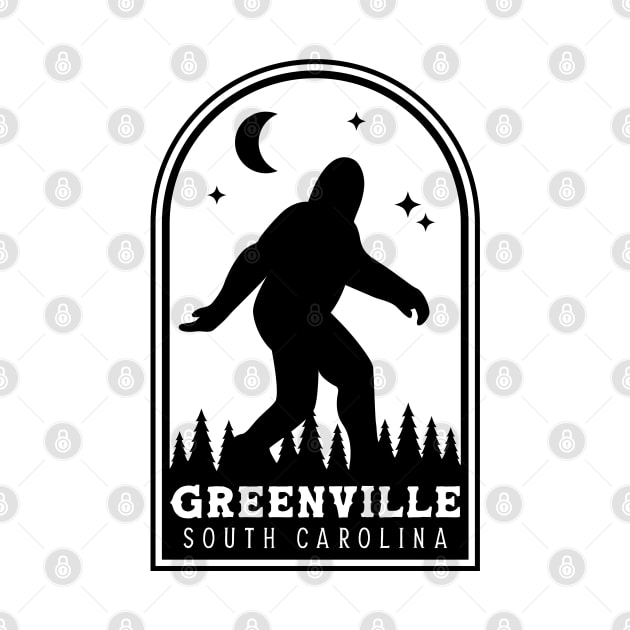 Greenville South Carolina SC Bigfoot Tourist Souvenir by carolinafound