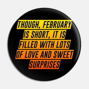 Quote february Pin