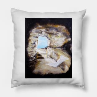 Empty Burial Tomb Pillow