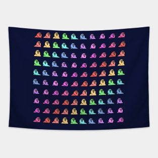 Party Parrot Rainbow Tapestry