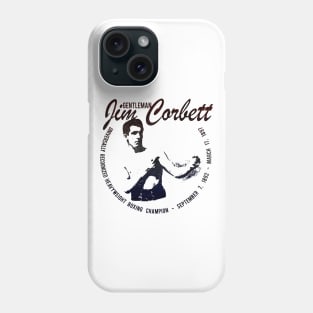 James Corbett Boxing - Gentleman Jim - Heavyweight Champion Phone Case