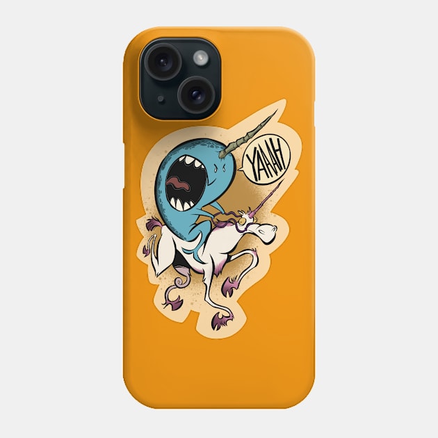 Narwhal Unicorn Fusion! Phone Case by westinchurch