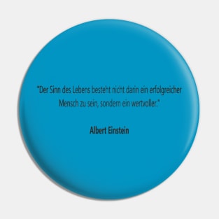 Zitate Albert Einsteins Pin