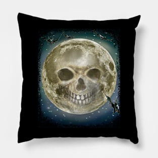 Skull Moon Pillow