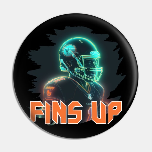 Fins up Pin by Pixy Official