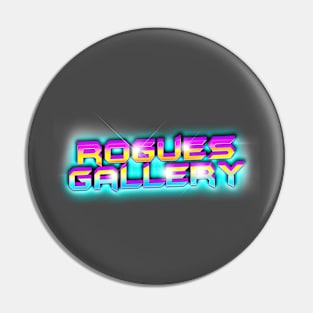 ROGUES GALLERY 80s Text Effects 4 Pin