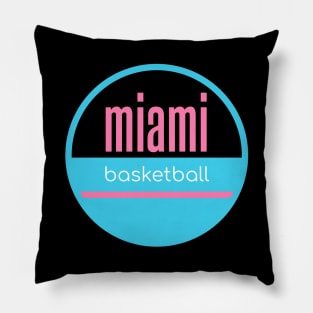 miami basketball Pillow