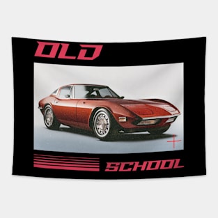 Old School Car Tapestry