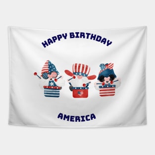 Happy birthday America Tapestry