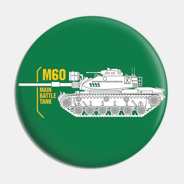 Main Battle Tank M60 Pin by Aim For The Face