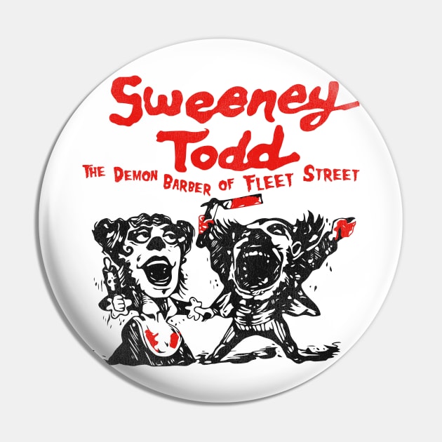 Sweeney Todd Pin by darklordpug