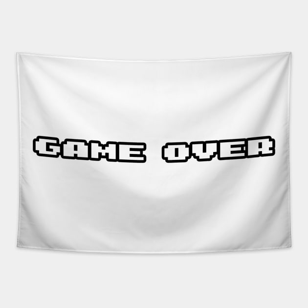 Game Over Screen Tapestry by GreenGuyTeesStore