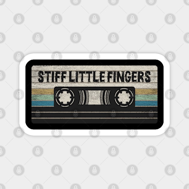 Stiff Little Fingers Mix Tape Magnet by getinsideart